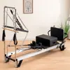 Cama Core de Factory Pilates Aleación de Aluminio Estudio de Yoga Gimnasio Equipo Comercial Manli Qiu Reformador Bastidor de Media Altura