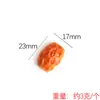 YQT simulação bolsa de bife Wellington brincadeira de comida ornaments de cena de padaria bandeja com textura de madeira louça acessórios de resina DIY