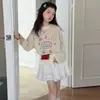 Roupas de Proteção Solar Leves para Meninas de Tamanho Médio e Grande Verão Roupa Infantil Crianças 2026 Novo Estilo Roupa de Proteção Solar para Meninas Camiseta Listrada de Manga Longa
