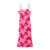 Vestido de férias feminino europeu e americano transfronteiriço AliExpress Explosions bordado sem mangas em linha reta elegante