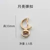 Llavero de aleación de zinc Colgante con forma de mariposa Gatito Conejo Forma de pulgar Hebilla con forma Accesorios para equipaje Hebilla colgante para joyería