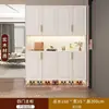 Gabinete de Zapatos para Entrada de Madera Maciza, Recibidor, Puerta de Sala de Estar del Hogar, Compartimento Integrado de Gran Capacidad, Taquilla de Almacenamiento en Pared