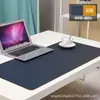 Alfombrilla de Ratón de Cuero PU Alfombrilla Grande para Escritorio Alfombrilla de Escritura para Escritorio de Oficina Doble Cara Utilizable Tamaño Grande Alfombrilla de Ratón Dos Tonos Se Puede Hacer Logo