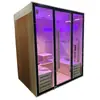 Sauna de Ondas de Luz Infrarroja Habitación Todo en Uno Exportación Sala de Vapor Privada Multiusuario Sala de Vapor Húmedo Sala de Vapor Seco Fabricante Venta al por Mayor