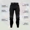 Calça Comprida Anticolisão de Futebol Personalizada para Homens, Equipamento de Proteção Esportiva para Treinamento de Basquete, Calça Esportiva Fitness Respirável Espessada para Proteção de Perna e Joelho