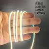 Lámpara COB de bajo voltaje de 3 mm con barra de luz suave LED flexible autoadhesiva de 12V24V, decoración para el hogar, lámpara lineal superbrillante de alta densidad