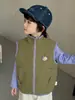 Chaleco para Niños para Primavera y Otoño, Chaleco de Primavera para Niños para Ropa Exterior, Nuevo Estilo 2026, Ropa de Primavera para Niños, Chaleco de Punto Cálido, Elegante