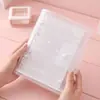 Álbum de almacenamiento de tarjetas, álbum de fotos Polaroid, páginas interiores A5 con cuatro compartimentos para tarjetas pequeñas, almacenamiento de productos terminados de arte con postales y cuentas