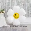 Margarida pequena, girassol, balão de folha de alumínio de flor, flor com rosto sorridente, flor pequena, buquê de girassol, pétalas, pequeno crisântemo flutuando no ar