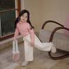 Macacão de Tricô Veludo Gola Alta Macio e Sedoso para Bebê, Camisa de Base Versátil e Estilosa, Novo Tricô para Bebê Inverno 2025