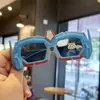 Óculos de sol polarizados para carro, mecha, robô, estilosos, silicone, macios, desenho animado, crianças, meninos, tiro estiloso