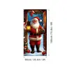 Mais Vendido Internacional da Amazon: Banner de Porta de Natal, Bandeira de Natal Personalizável, Fundo para Fotografia, Decorações de Festa de Inverno