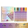Marcador de Arte para Uñas Modelo de Exportación Transfronteriza 0.5mm 12 Colores Secado Rápido Bolígrafo de Arte para Uñas