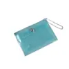 Porta-Cartões com Botão de Pressão PVC Transparente Glitter Porta-Cartões Bancários Cartão de Identidade Cartão de Estudante Porta-Cartões de Armazenamento Portátil de Mão Pequeno Porta-Cartões