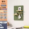 Prateleira de Parede de Painel Perfurado Estante de Parede de Madeira Divisória Rack de Armazenamento Placa Suspensa Montada na Parede Multifuncional