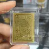 Adesivo de Telefone de Ouro Puro 999 para Riqueza Instantânea, com Adesivo Traseiro, Adesivo de Ouro 2mg, Presente Promocional para Lojas de Ouro em Transmissão ao Vivo