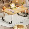 Mesa de noche plegable, escritorio de estudio, escritorio pequeño para estudiantes universitarios en dormitorios, escritorio de escritura para estudiantes, escritorio de lectura para niños