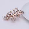 Horquilla de mariposa con diamantes de cristal de tamaño pequeño para mujer, joyería coreana con clip superior de diamantes de imitación, accesorios para el cabello, venta al por mayor de fábrica