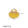 Nueva Moda Colgante de Concha con Goteo de Aceite Decoración de Perlas Accesorios Pulsera Collar Llavero Colgante Venta al por Mayor