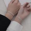Conjunto de 2 pulseras de acero inoxidable de alta calidad con diseño de nicho, de gran venta transfronteriza entre Europa y América.