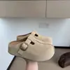 Pantuflas Cerradas de Suela Gruesa para Mujer 2026 Nuevo Estilo Otoño que Aumentan la Altura Casual Moda Tendencia Retro Slip-On Medias Pantuflas