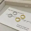 Prata Esterlina 925 Banhada a Ouro 18K, Brincos Argola Redondos com Zircônia de Design Exclusivo, Modernos, Luxo Discreto, Exquisitos e de Alto Padrão