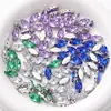 Cadena con Garras de Diamante Marquise Nueva Transfronteriza con Agujeros para Accesorios de Ropa DIY Cosidos a Mano y Fabricante de Joyería al por Mayor