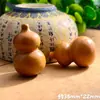 Calabaza de Talla en Madera Arcoíris Natural Accesorios DIY, Llavero Tejido Colgante de Fortuna y Prosperidad, Cadena para Teléfono, Colgante para Bolso, Adorno