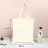 Bolsa de Lona Lisa Pronta para Escola DIY Pintura à Mão Grafite Bolsa de Lona Atividades Familiares de Férias Bolsa de Mão para Pintura