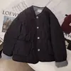 Abrigo de Lana de Cordero y Algodón Rosa para Mujer, Nueva Versión Coreana Invierno 2025, Chaqueta Engrosada de Lana de Cordero con Cuello Redondo, Abrigo de Algodón, Chaqueta Acolchada de Algodón
