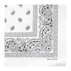 Bufanda Cuadrada de Algodón 100% Puro Estampado Paisley Flor de Anacardo Bufanda para la Cabeza Bufanda para el Cuello Estilo Retro Americano bandana