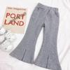 Calça Jeans Macia para Meninas Ningli Nova Calça Jeans Estilosa para Bebês Verão Calça de Perna Larga Estilo Fino de Verão 2026