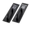 Manija de acero inoxidable engrosada puerta cortafuegos letrero deslizante paso manija de puerta de escape manija de puerta de madera manija para abrir la puerta