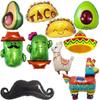 Balões de Festa Mexicana de Carnaval Bola Nova Transfronteiriça FIESTA Balões de Alpaca Cacto Burrito