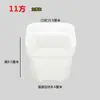 [Link Personalizado] Vaso de Flor de Plástico de Resina Quadrado Branco Espesso para Varanda, Vaso de Planta com Canto Arredondado