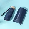 Sombrilla Pegamento Negro Anti-UV Sol y Lluvia Doble Uso para Mujer Paraguas Paraguas Ultra Ligero Paraguas de Protección Solar Paraguas de Protección Solar