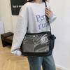 Bolso Transparente Casual de Hombro Visible para Estudiantes, Bolso Cruzado de Moda Popular, Tendencia Versátil para Otoño e Invierno 2026