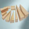 Cuñas de madera triangulares, clavos de madera, cuñas de madera maciza, topes de madera para rieles deslizantes, almohadillas para instalación de puertas y ventanas, y bloques de madera para instalación de paneles de pared ALC
