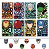 Juego de 8 hojas grandes de pegatinas de Marvel Avatar, pegatinas personalizadas decorativas para equipaje, cuadernos, tazas de agua, pegatinas impermeables.