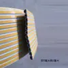 Tira de Vedação para Painel Solar Fotovoltaico, Tira para Fresta de Container e Casa Móvel, Tira de Borracha EPDM em Formato de T