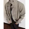 Hebilla de Avión Estilo Vintage Chaqueta de Solapa para Hombres y Mujeres 2026 Nuevo Cortavientos Desestructurado Americano Retro Vintage Ropa de Trabajo Abrigo