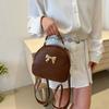 Bolso Redondo Pequeño de Moda para Mujer 2026 Nuevo Estilo Mochila Versátil de Moda Gran Capacidad Bolso Pequeño de Hombro Cruzado para Viajes