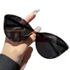 Óculos de Sol Retrô para Mulheres Estilo Ins Estilo Coreano High-End Gatinho Novos Óculos de Sol Anti-UV 2025
