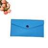 Bolsa de fieltro de color a mano productos de fieltro creativos sobre de botón de presión retro bolsa de papelería para estudiantes bolsa de almacenamiento venta al por mayor