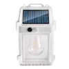 Lámpara Solar Pequeña para Casa Exterior, Lámpara de Pared con Sensor de Tungsteno Luz Cálida, Lámpara de Pared Impermeable para Patio, Villa, Jardín