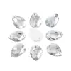 Formato de gota Superfície de rede Furo duplo Fundo plano Acrílico Strass DIY Acessórios de joias para vestuário Strass costurado à mão Strass com garra Material de strass