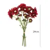 Flores Artificiales de Alta Gama, 3 Margaritas Pequeñas, Ramos de Flores Artificiales, Fotografía, Decoración del Hogar, Arte de Flores de Manzanilla, Flores de Seda Transfronterizas