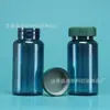 Botella de plástico transparente suministro botella verde para cuidado de la salud botella para empaquetar tabletas y dulces botella para cápsulas botella sellada de PET para alimentos
