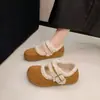 Zapatos Cómodos con Plataforma Interior de Pelo 2025 Nuevos Zapatos Birkenstock para Mujer Invierno Forrados de Lana Mary Jane con Velcro Cálidos Zapatos de Algodón