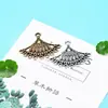 Accesorios diy 36*29mm aretes de aleación colgantes conector de collar poroso Estilo Nacional aleación al por mayor